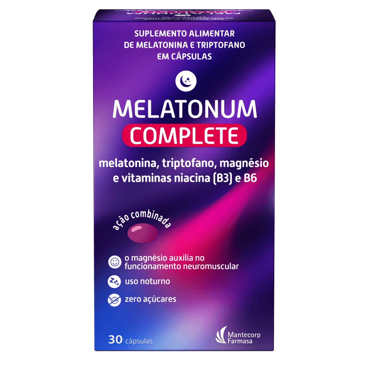 Melatonum Complete 30 Cápsulas - Imagem 1